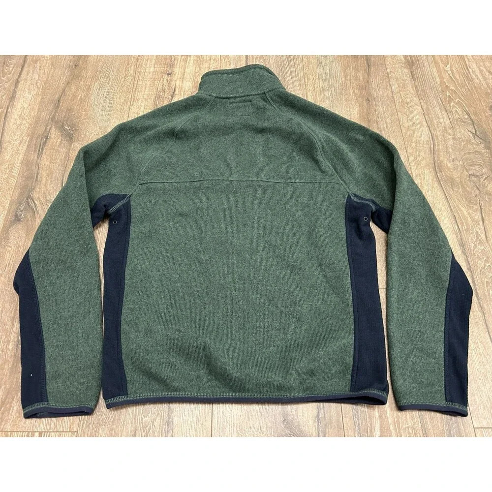 J Crew Nordic Polartec Sweater Mens Small 1/4 Zip Outdoor Gorpcore Preppy Tech